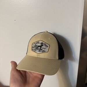 Beige and Camo Local Dude Trucker Hat